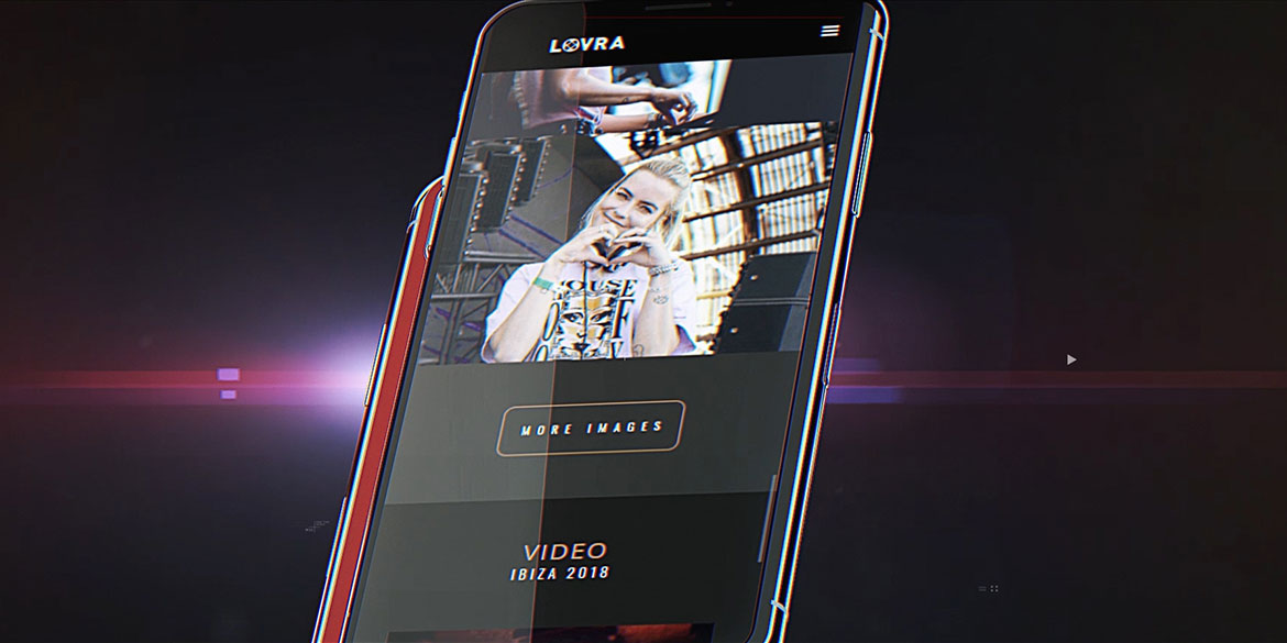 LOVRA Responsive Webdesign, LOVRA Music