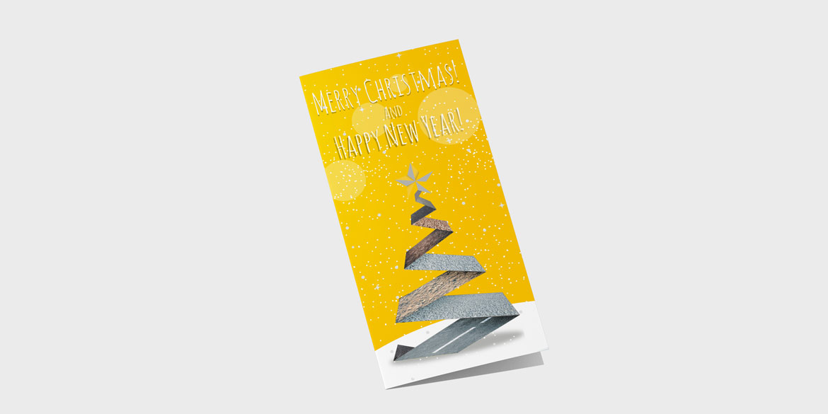 Weihnachtskartengestaltung, Printmedien, Flyergestaltung